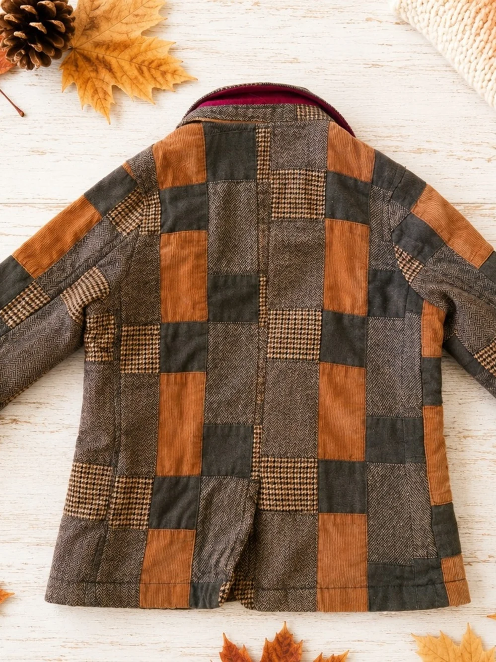 BABY GAP BOYS PATCHWORK LINED JACKET SZ 5T